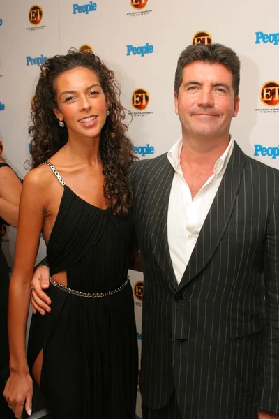 Terri Seymore e Simon Cowell — Fotografia de Stock