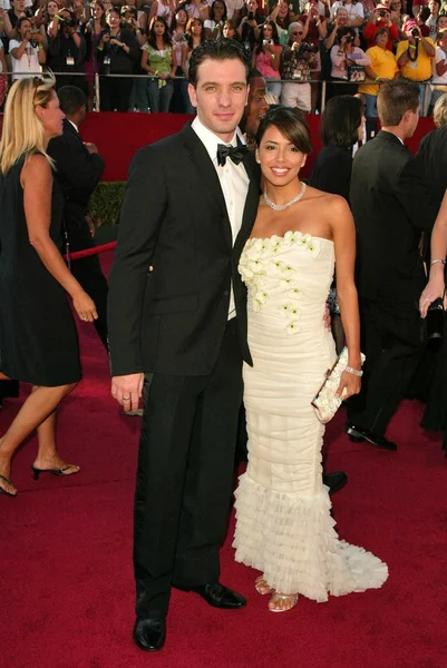 JC chasez och eva longoria — Stockfoto