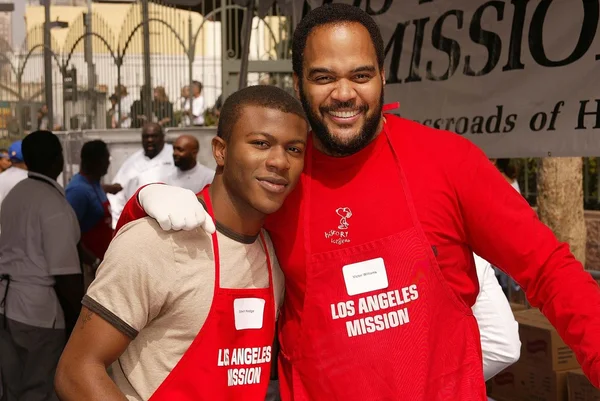 Edwin Hodge and Victor Williams — Stock Photo, Image