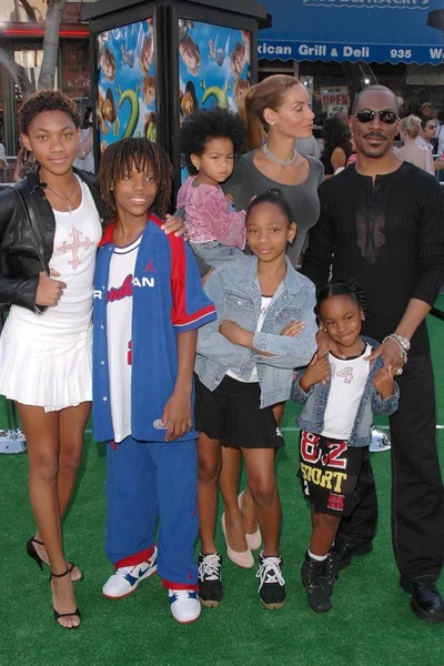 Eddie murphy en familie — Stockfoto