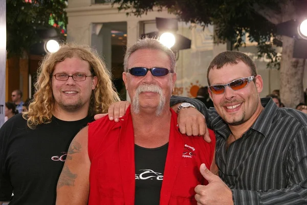 Michael teutul, paul teutul sr. en vader paul teutul jr. — Stockfoto