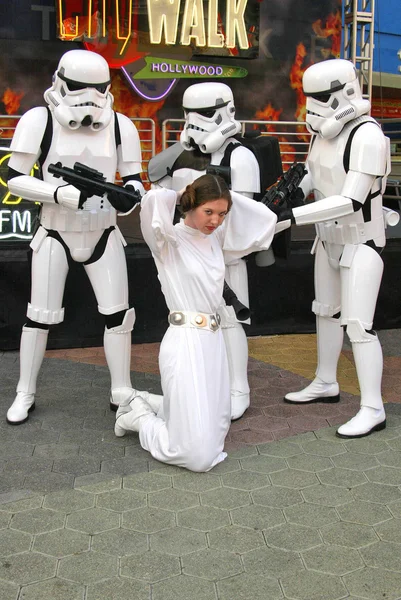 Christy Erkel at Princess Leia — Stock Photo, Image