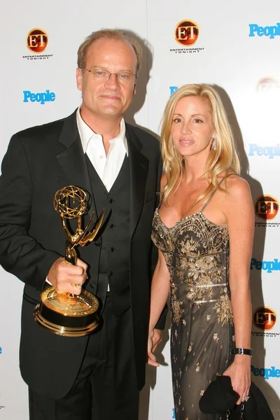 Kelsey grammer und ehefrau camille — Stockfoto