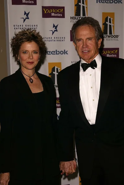 Annette Bening and Warren Beatty — Stock Photo, Image