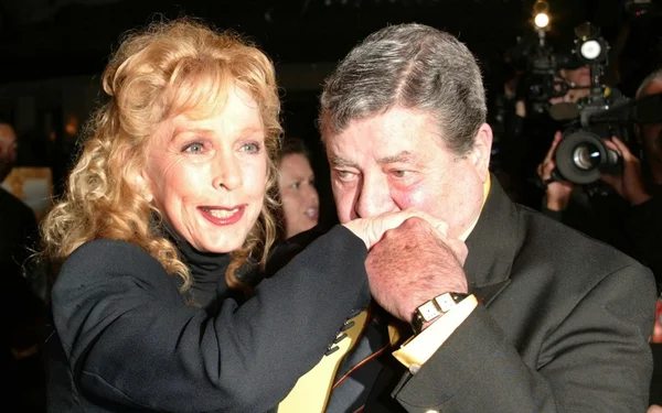 Stella stevens i jerry lewis — Zdjęcie stockowe