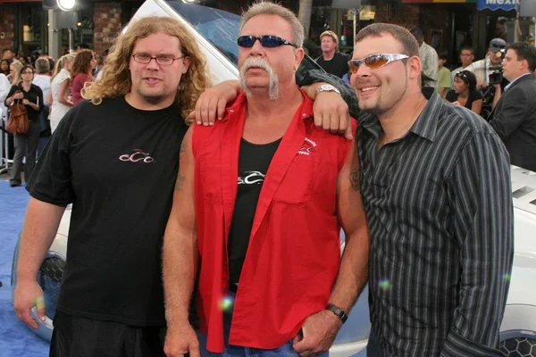 Michael teutul, paul teutul sr. i paul teutul jr. — Zdjęcie stockowe