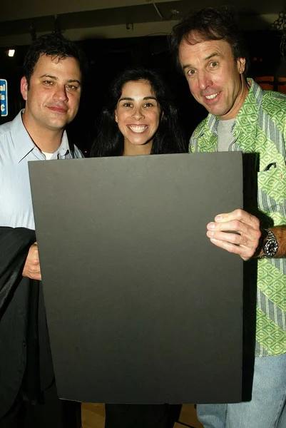 Jimmy Kimmel, Sarah Silverman et Kevin Nealon — Photo