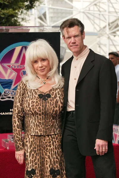 Elizabeth Hatcher-Travis e Randy Travis — Foto Stock