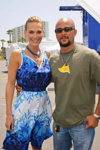 Molly sims en cris judd — Stockfoto