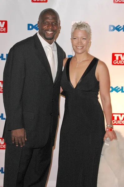 Terry Crews e esposa Rebecca — Fotografia de Stock