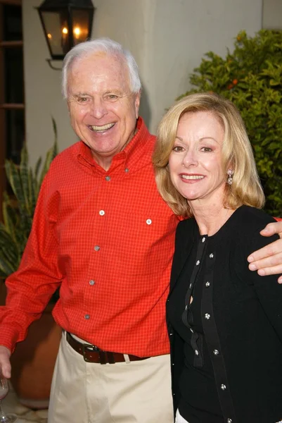 Richard riordan und frau nancy riordan — Stockfoto