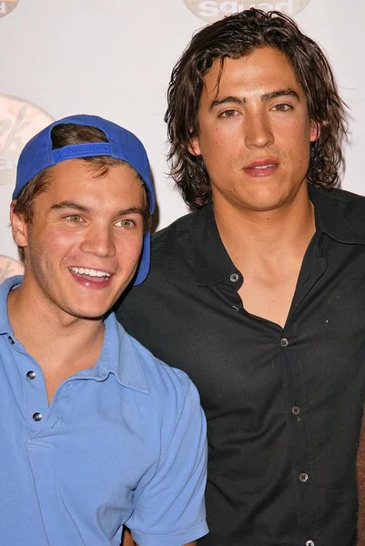 Emile hirsch und andrew keegan — Stockfoto