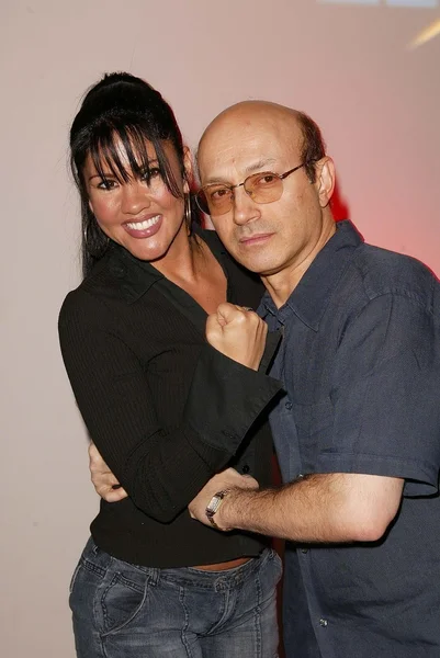 Mia St. John and Norm Zadeh — Stock Photo, Image