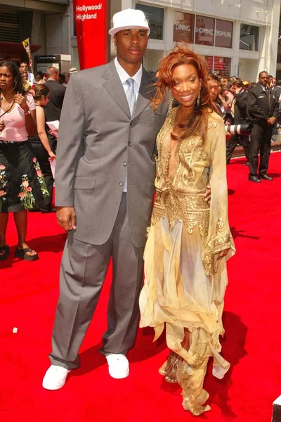 Quentin Richardson and Brandy — Stock Photo, Image