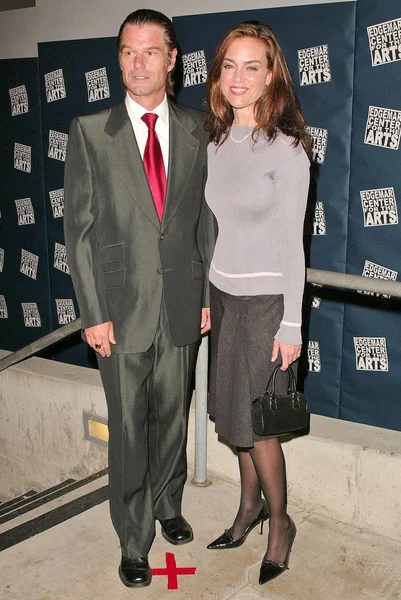 Harry Hamlin and Jennifer Grant — Stock Photo, Image