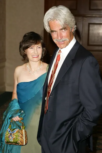 Gale Anne Hurd and Sam Elliott — Stock Photo, Image