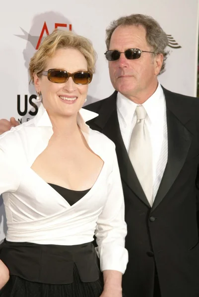 Meryl Streep and husband Donald Gummer — Stock Photo, Image
