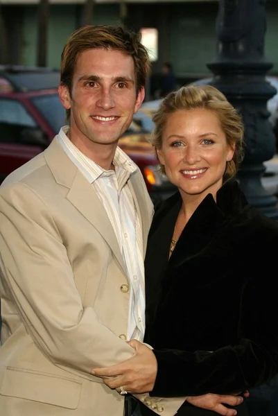 Jessica capshaw ve kocası — Stok fotoğraf