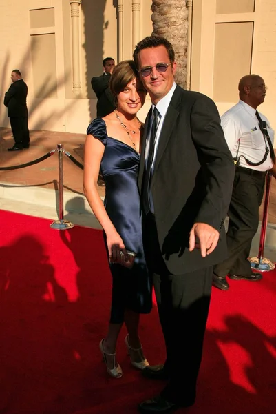 Matthew Perry y Rachel Dunn — Foto de Stock