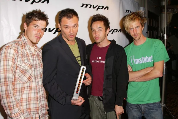 Hoobastank met david lachapelle — Stockfoto