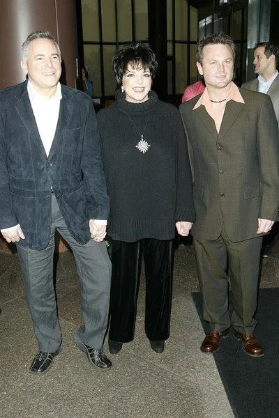 Craig zadan, liza minnelli och sam harris — Stockfoto