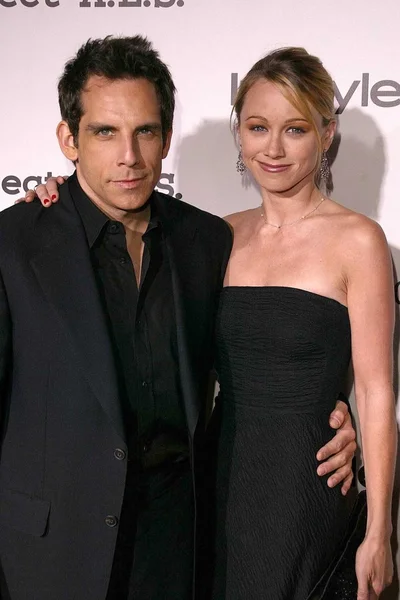 Ben Stiller and Christine Taylor — Stock Photo, Image