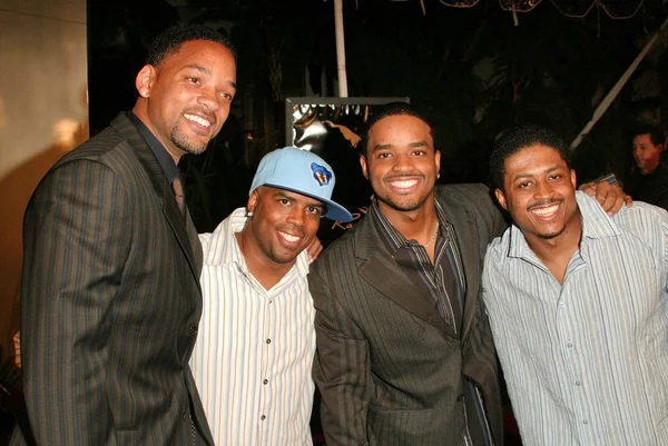 Will Smtih, Lahmard Tate, Larenz Tate e Tony Tate — Fotografia de Stock