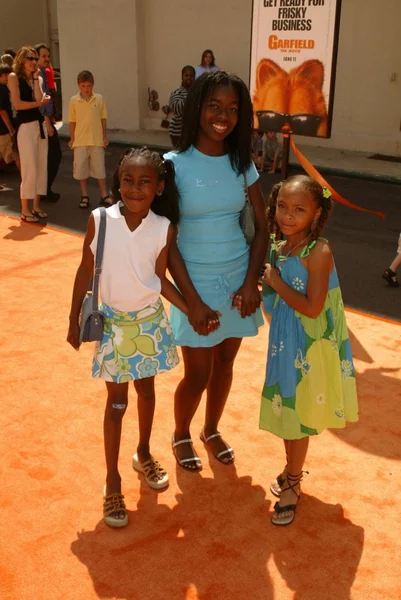 Camille winbush ve kuzenleri zurie ve zakiyyah — Stok fotoğraf