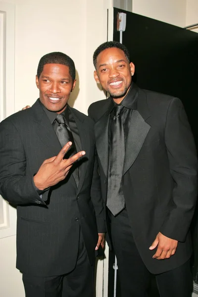 Jamie Foxx and Will Smith — Stock Photo, Image