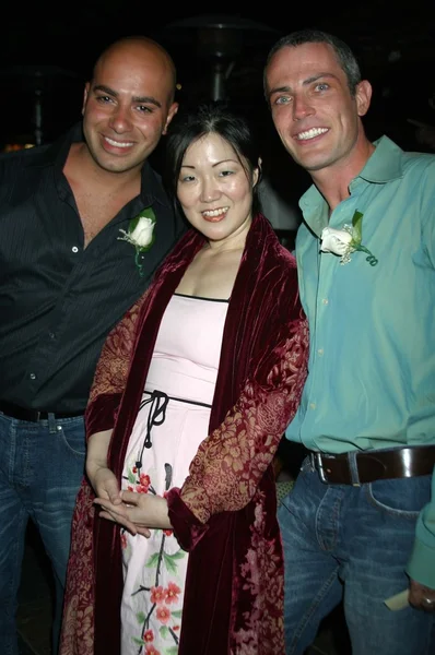 Margaret Cho y pareja gay — Foto de Stock