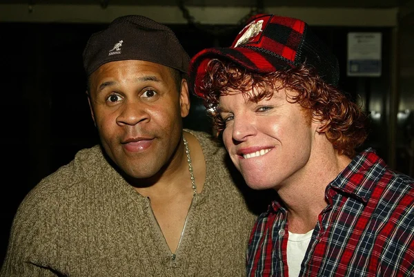 Rondell Sheridan and Carrot Top — Stock Photo, Image