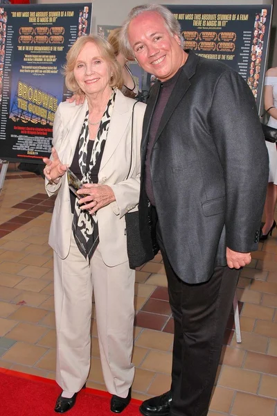 Eva marie saint und regisseur rick mckay — Stockfoto