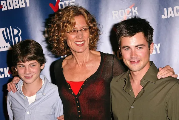 Logan lerman, christine lahti a matt long — Stock fotografie