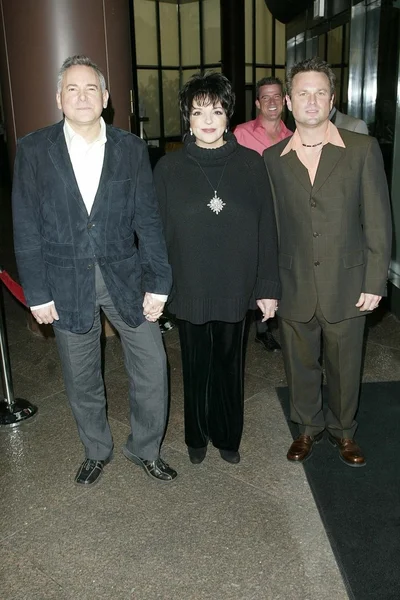 Craig Zadan, Liza Minnelli e Sam Harris — Fotografia de Stock
