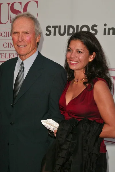 Clint Eastwood und Dina Eastwood — Stockfoto