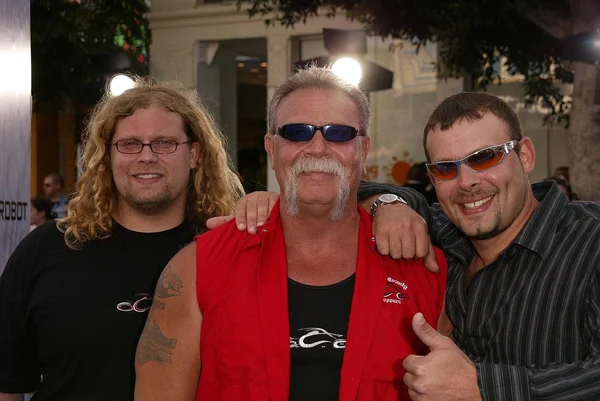 Michael Teutul, Paul Teutul Sr. y Paul Teutul Jr. . — Foto de Stock