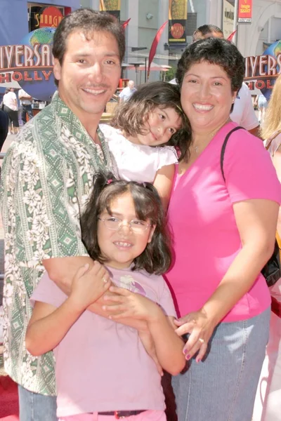 Benito Martinez e família — Fotografia de Stock