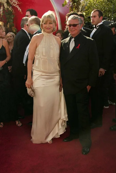 Diane Sawyer y Mike Nichols — Foto de Stock