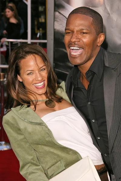 Leila arcieri och jamie foxx — Stockfoto