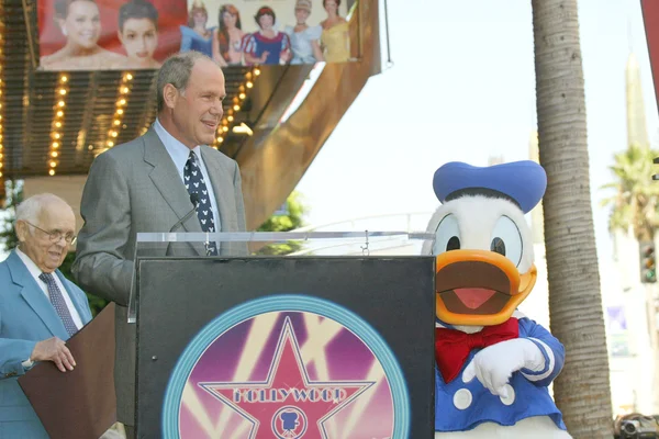 Michael Eisner et Donald Duck — Photo
