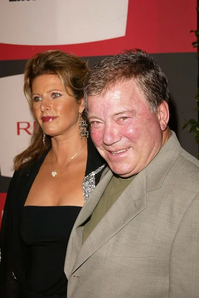 William Shatner y su esposa Elizabeth — Foto de Stock