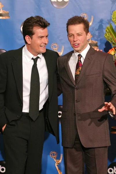 Charlie Sheen and Jon Cryer — Stock Photo, Image