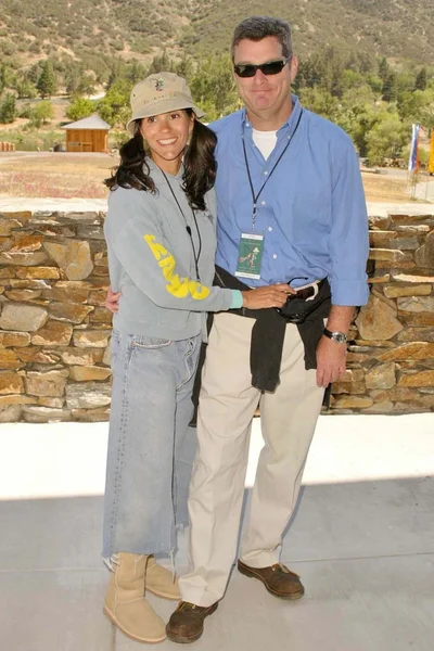 雅米 gertz 和丈夫托尼 ressler — 图库照片