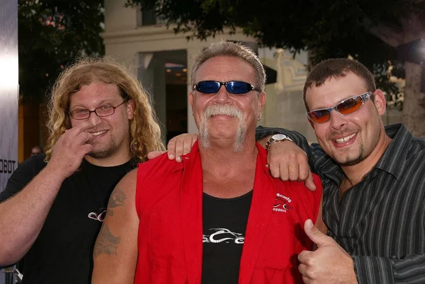 Michael Teutul, Paul Teutul Sr. and father Paul Teutul Jr. — Stock Photo, Image