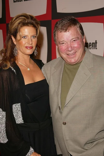 William Shatner e a esposa Elizabeth — Fotografia de Stock
