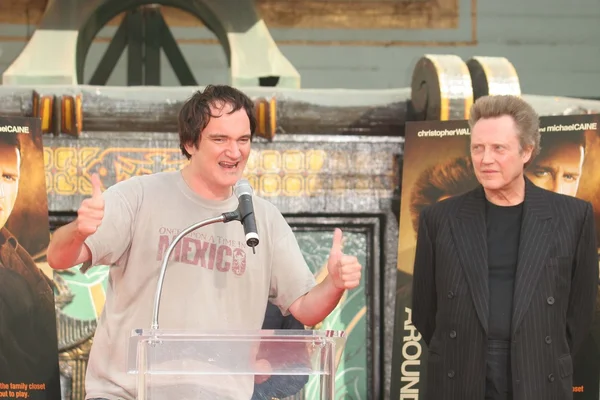 Quentin Tarantino e Christopher Walken — Foto Stock