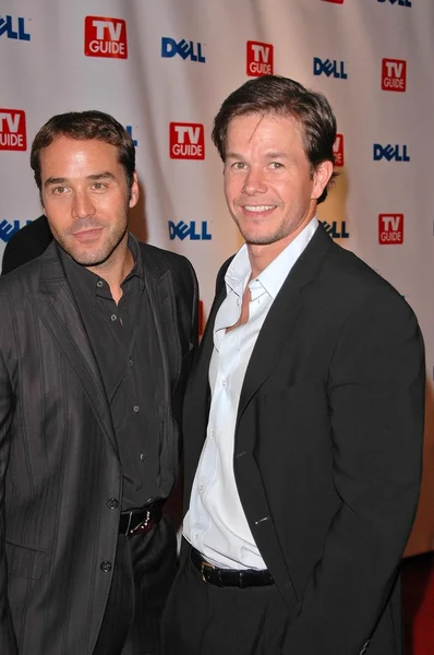 Jeremy Piven and Mark Wahlberg — Stock Photo, Image