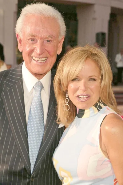 Bob Barker and Katie Couric — Stock Photo, Image
