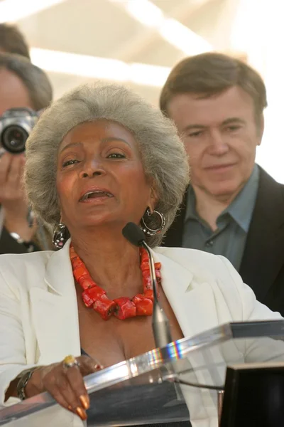 Nichelle nichols ve walter koenig — Stok fotoğraf