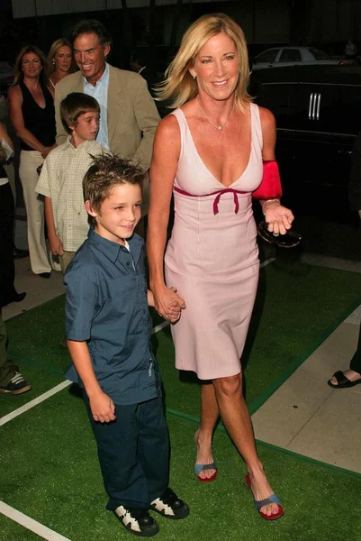 Chris Evert and family — Stock Photo, Image